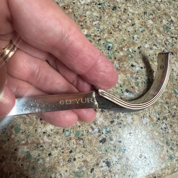 David Yurman Read Broken 28 grams SSilver Cuff Bracelet - Picture 9 of 12